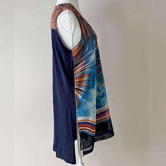 Anthropologie NWT Abstract Sleeveless Dress – Artistic & Lightweight - Picture 4 of 4